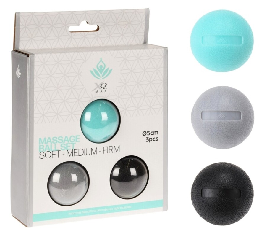 XQMAX Masážní míček sada 3 ks 5 cm XQMAX KO-8AW003050 - main (0)
