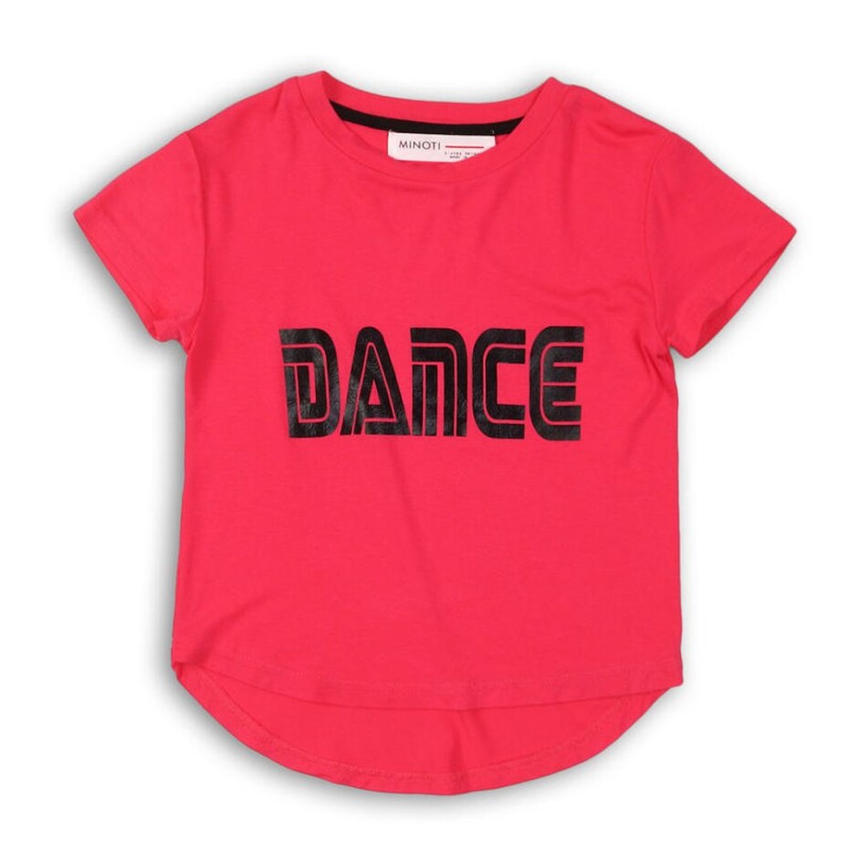 Tričko dívčí s krátkým rukávem, Minoti, DANCE 6, růžová - 98/104 | 3/4let - main (0)