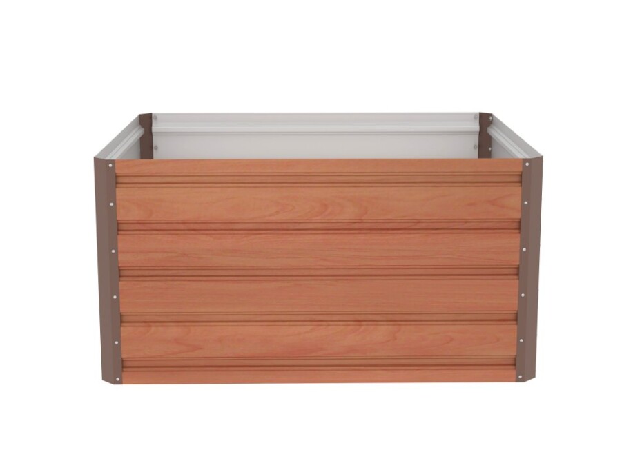 G21 Vyvýšený záhon G21 Daisy 100 x 80 x 52 cm, plechový, hnědý G21-63900213 - main (2)