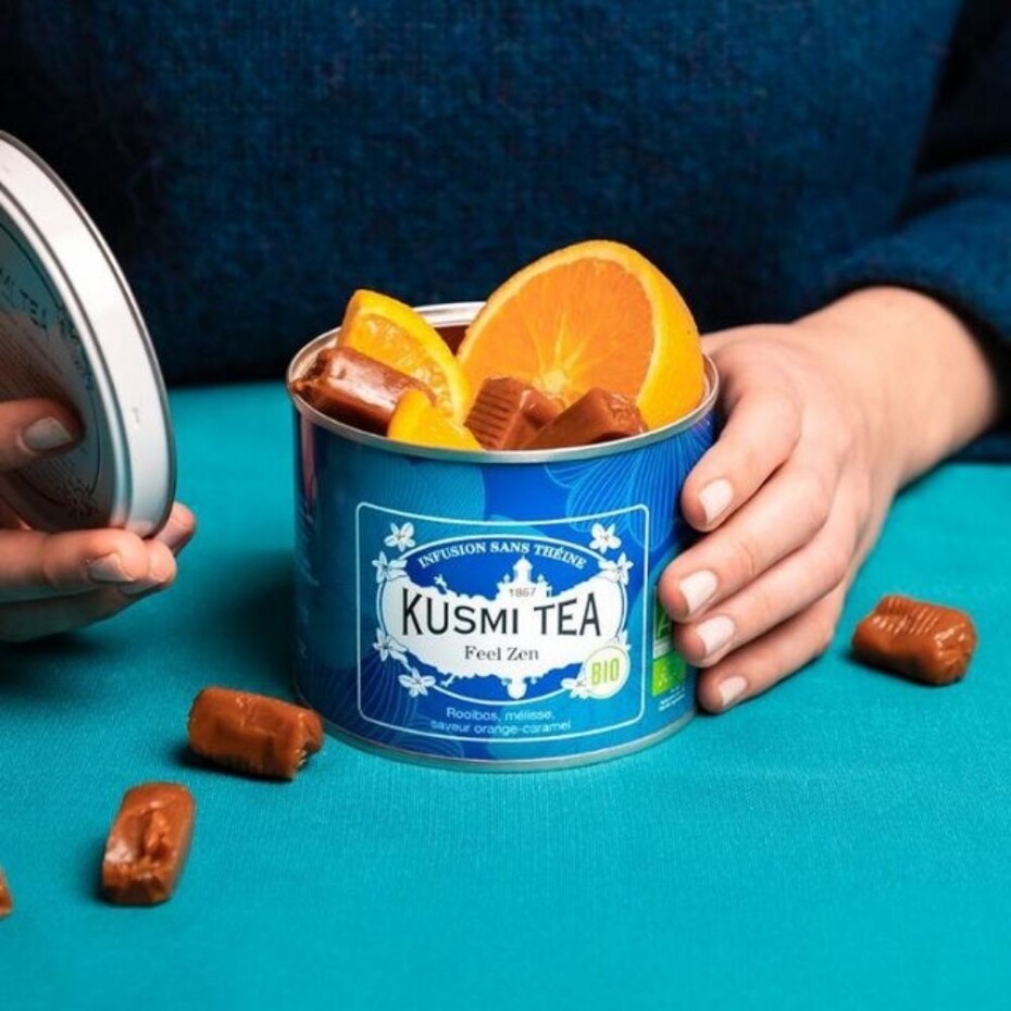 Rooibos čaj FEEL ZEN, 100 g plechovka, Kusmi Tea - main (1)