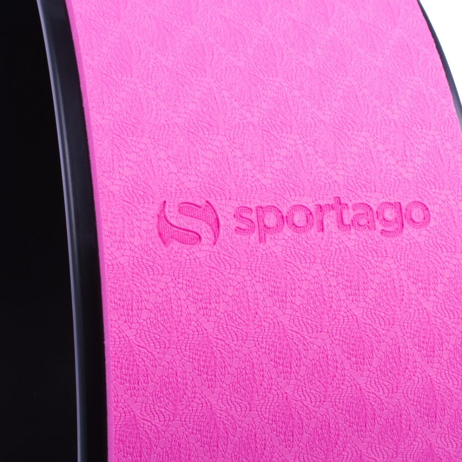 Yoga Wheel Sportago Jiwa, černo-růžová - main (2)