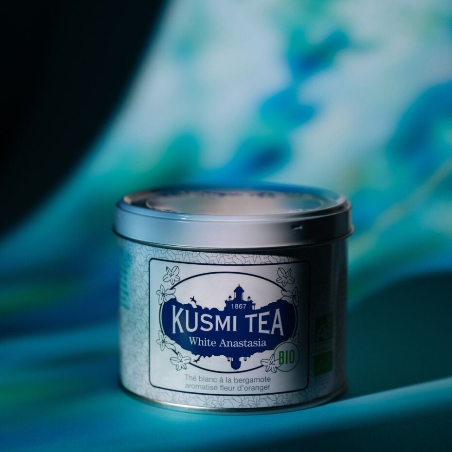 Bílý čaj ANASTASIA, 90 g plechovka, Kusmi Tea - main (1)