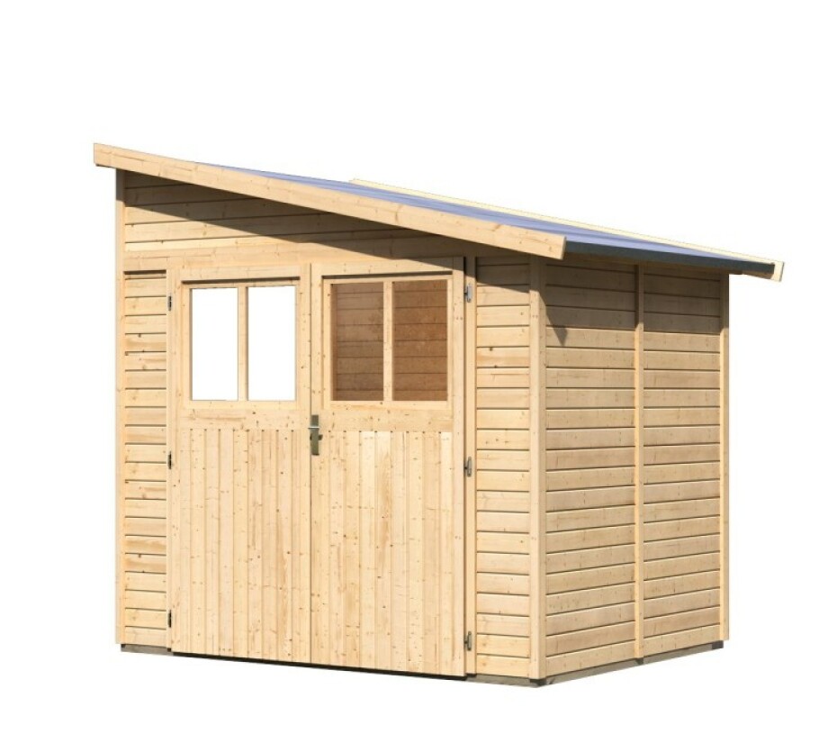 Dřevěný domek KARIBU BOMLITZ 2 (68357) natur LG3096 - main (0)