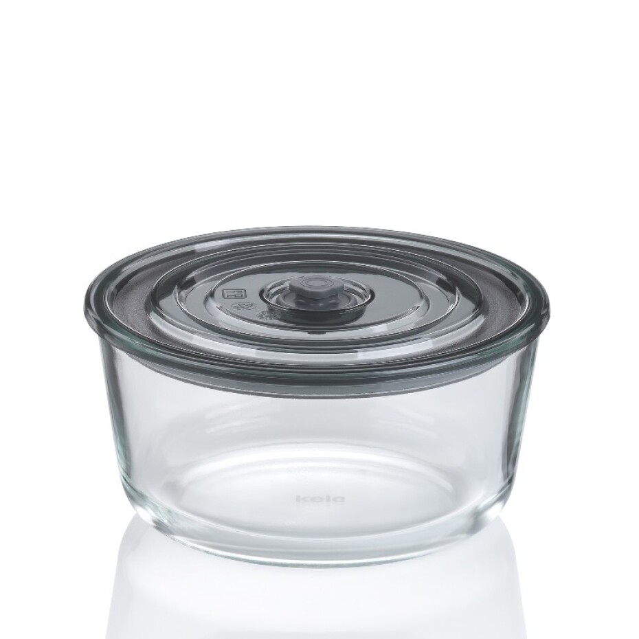 KELA Dóza na potraviny skladovací Aurelia sklo 19 x 9 cm, 1,22l 
 KL-12641 - main (0)