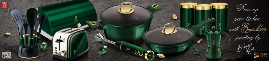 BERLINGERHAUS Sada pánví s titanovým povrchem 3 ks Emerald Collection BH-6167 - main (2)