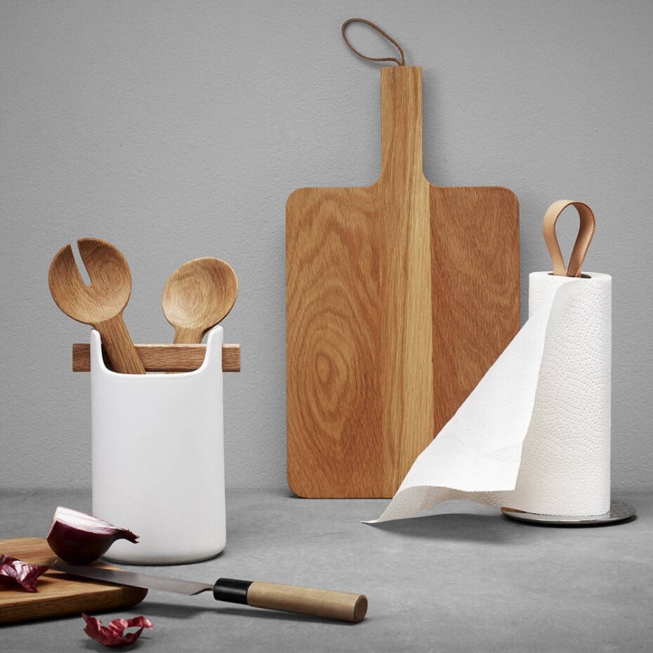 Krájecí a servírovací deska NORDIC KITCHEN 22 x 44 cm, hnědá, dřevo, Eva Solo - main (6)