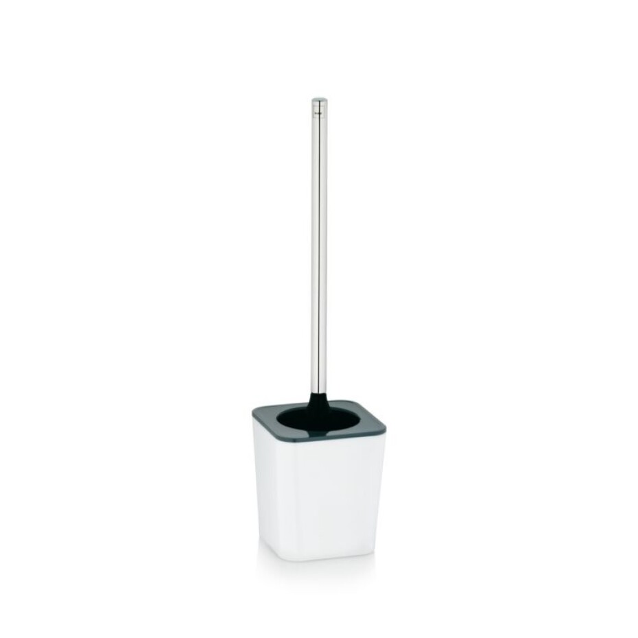 KELA WC štětka NURIA plast/nerez bílá KL-22593 - main (0)