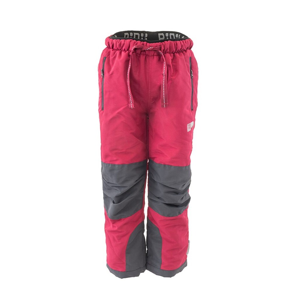 kalhoty sportovní outdoorové s TC podšívkou, Pidilidi, PD1137-16, vínová - 98 | 3roky - main (0)