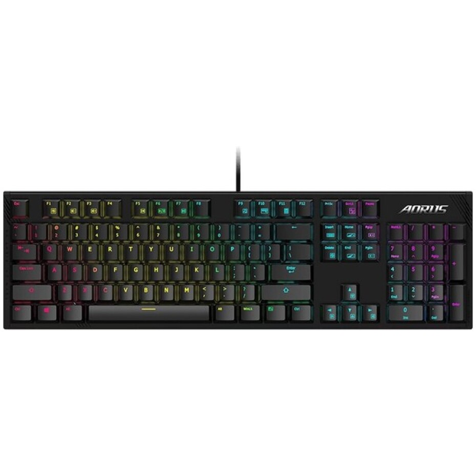 AORUS K1 herní mechanická klávesnice US černá - main (0)