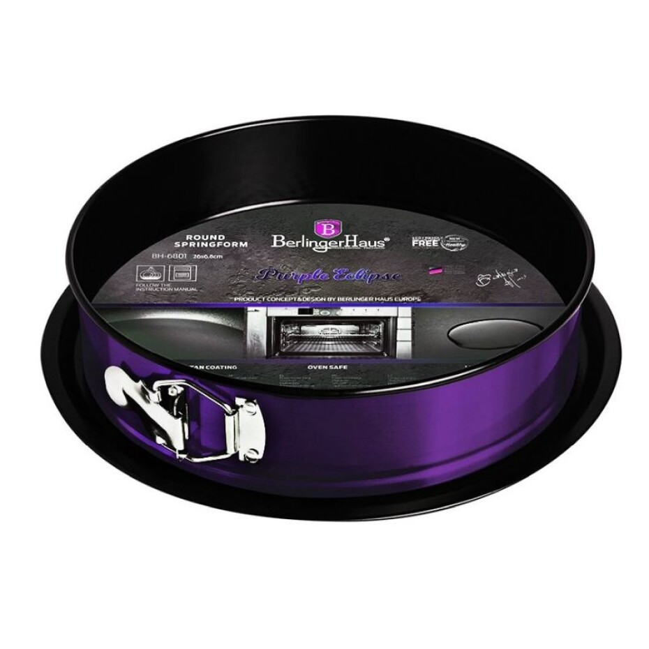 BERLINGERHAUS Forma na dort s nepřilnavým povrchem 2v1 Purple Metallic Line  BH-6801 - main (3)