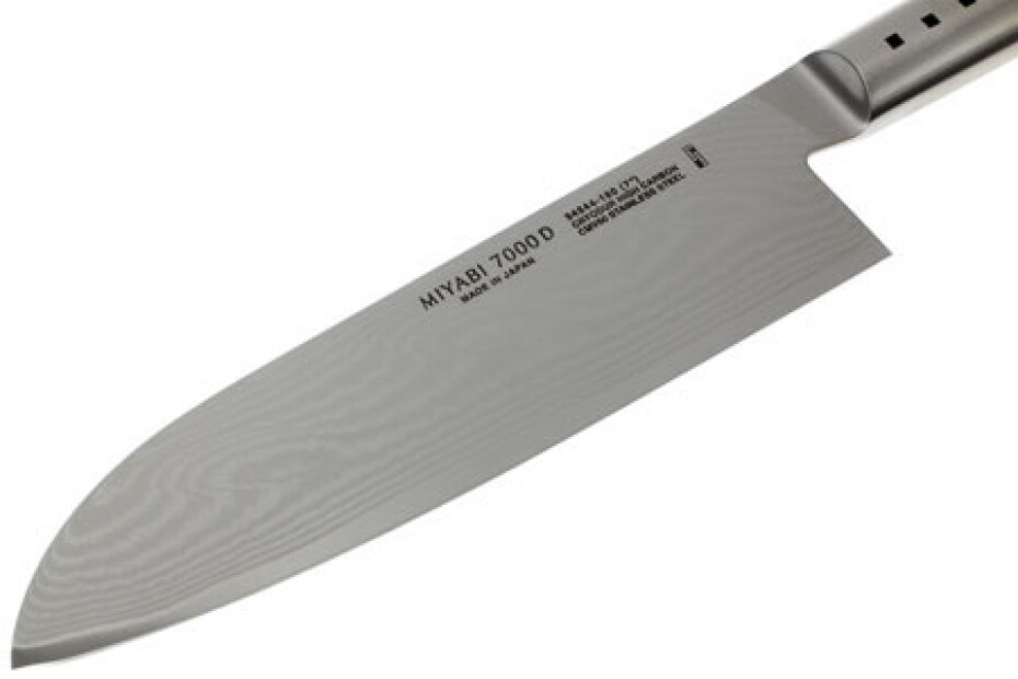 Japonský nůž SANTOKU 7000D 18 cm, univerzální, MIYABI - main (5)