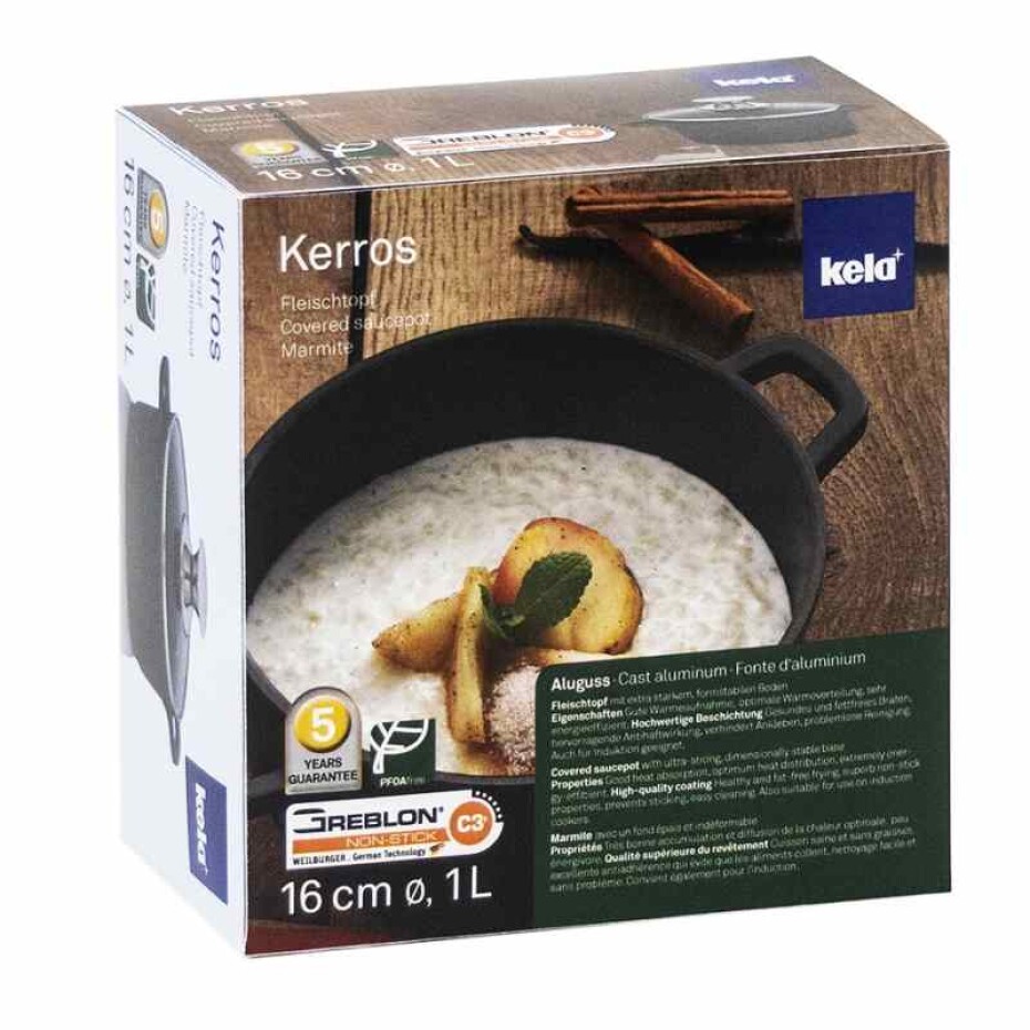 KELA Kastrol s nepřilnavým povrchem KERROS 16 cm / 1 l KL-11549 - main (6)