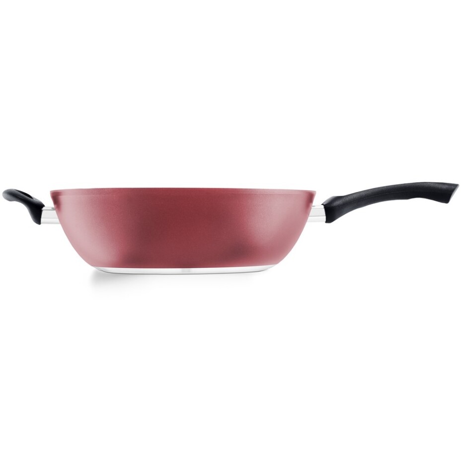 Wok COLOR EDITION 32 cm, červená, hliník, Fissler - main (2)