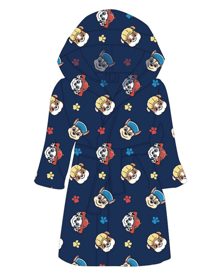 Paw Patrol - Tlapková patrola -Licence Chlapecký župan - Paw Patrol 52402842, tmavě modrá Barva: Modrá tmavě, Velikost: 110-116 - main (0)