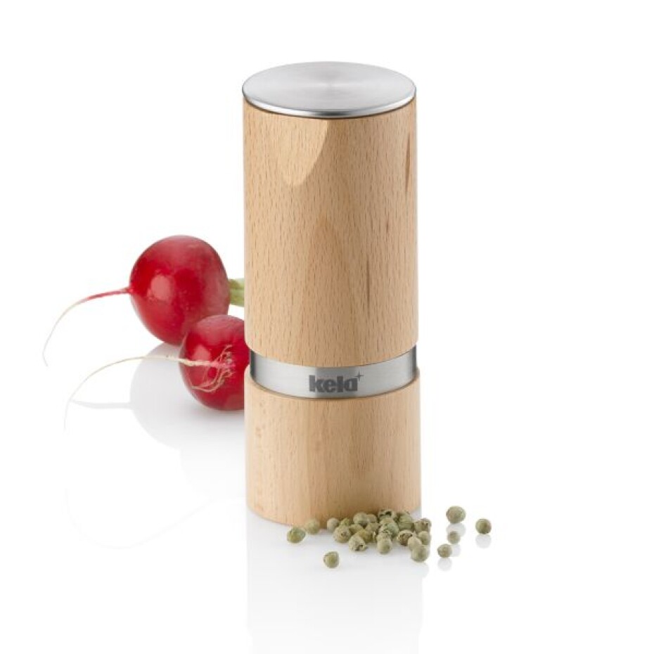 KELA Mlýnek na pepř a sůl KAURI Buk 13 cm KL-12190 - main (1)