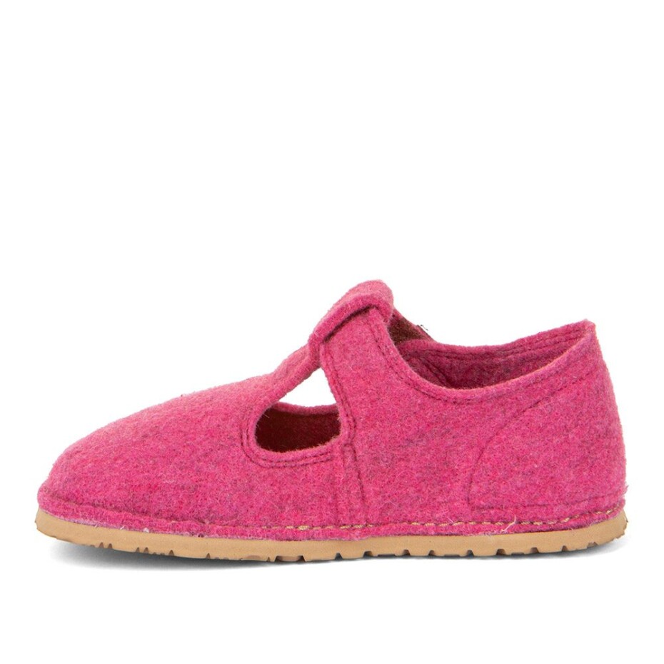 Dívčí barefoot bačkory FLEXY WOOLY Fuxia; Froddo; G1700378-6 - 30 - main (1)