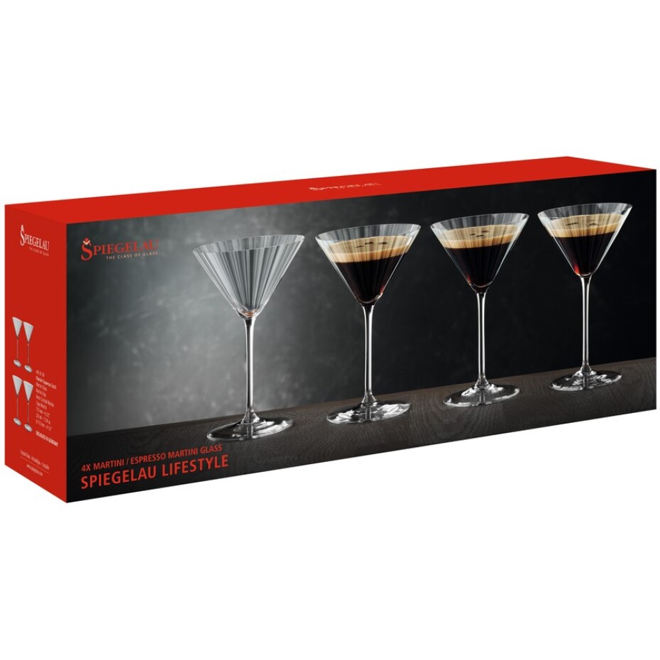 Sklenice na martini LIFESTYLE 220 ml, sada 4 ks, čirá, Spiegelau - main (2)
