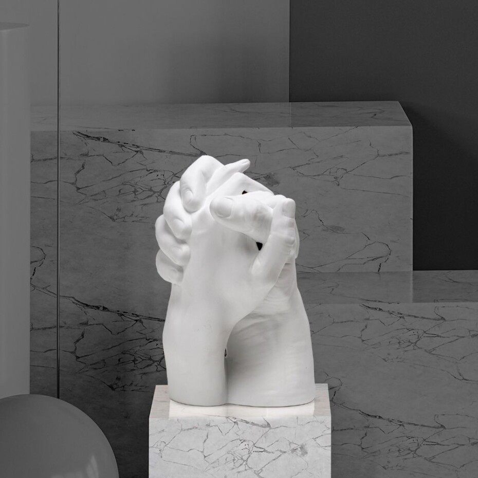 Stolní lampa WITH ME 32 cm, bílá, porcelán, Seletti - main (5)