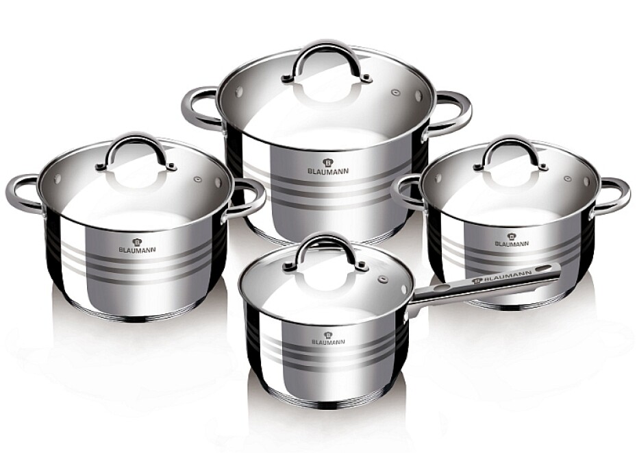 BLAUMANN Sada nádobí nerez 8 ks Jumbo Gourmet line BL-3115 - main (2)
