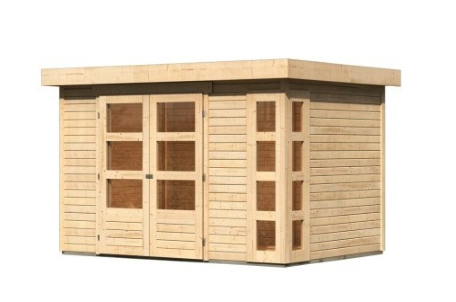 Dřevěný domek KARIBU KERKO 4 (82928) natur LG2964 - main (0)