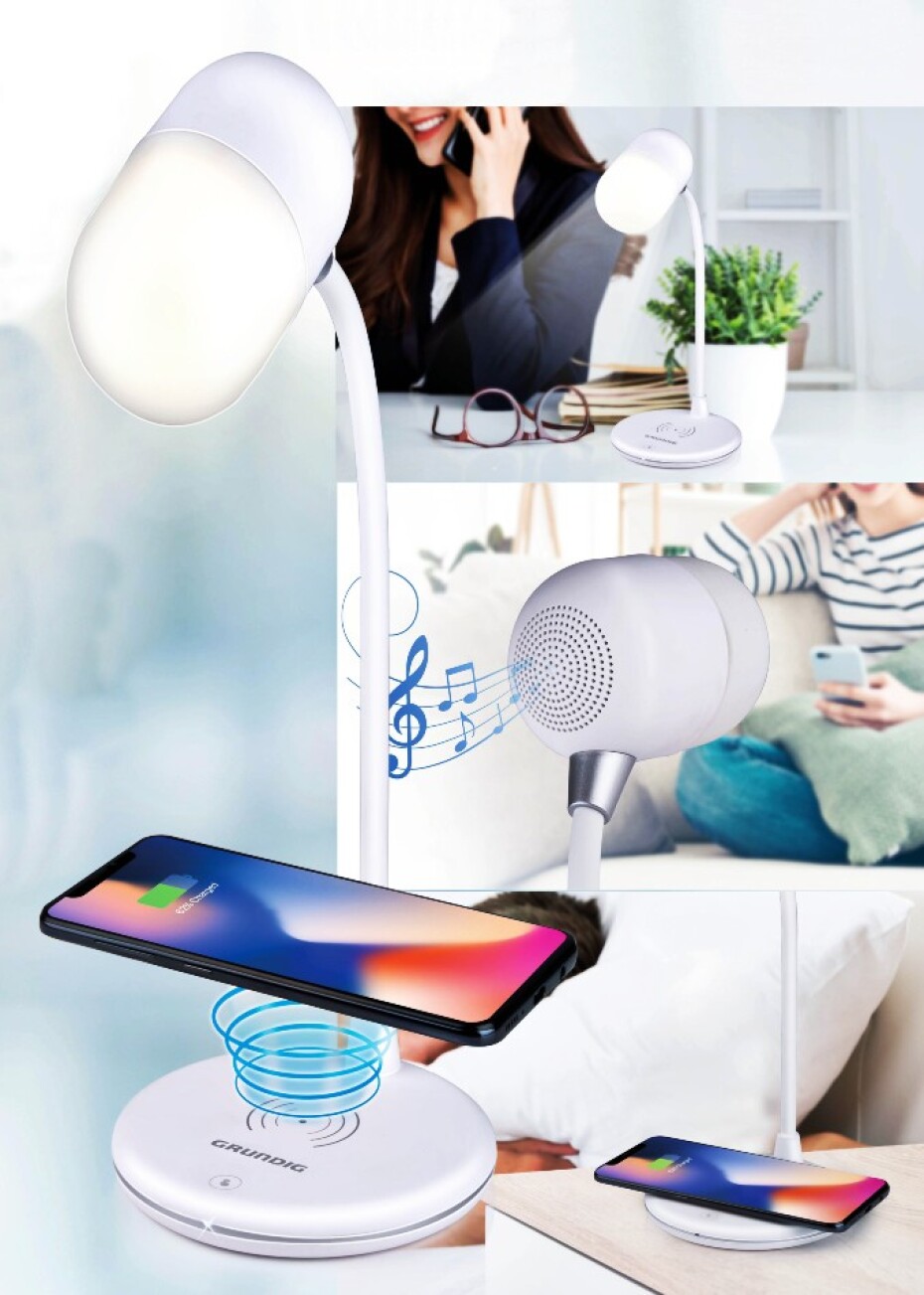 GRUNDIG Stolní lampa LED s bezdrátovou nabíječkou na mobil 3v1 ED-247254 - main (1)