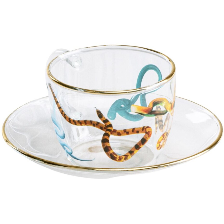 Šálek na espresso TOILETPAPER SNAKES 110 ml, s podšálkem, Seletti - main (4)