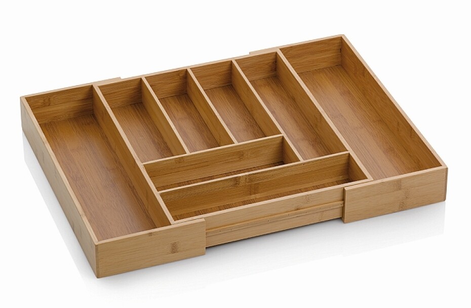 KELA Příborník rozkládací KALMA bambus 35-58x43x6,5cm KL-12013 - main (0)