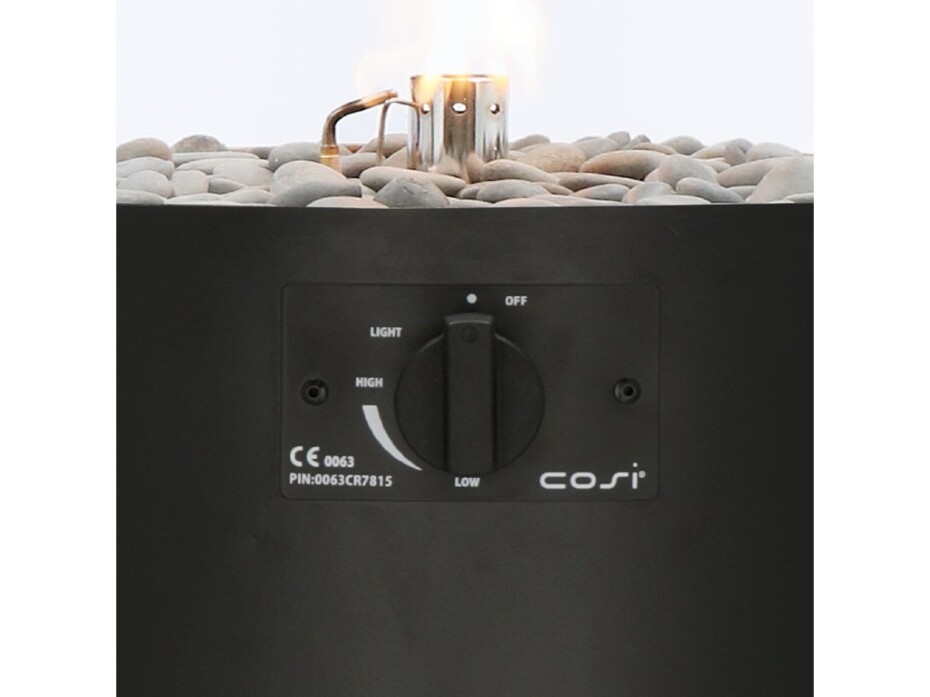 plynové ohniště pilíř Cosiscoop Pillar L - černý COSI - main (2)