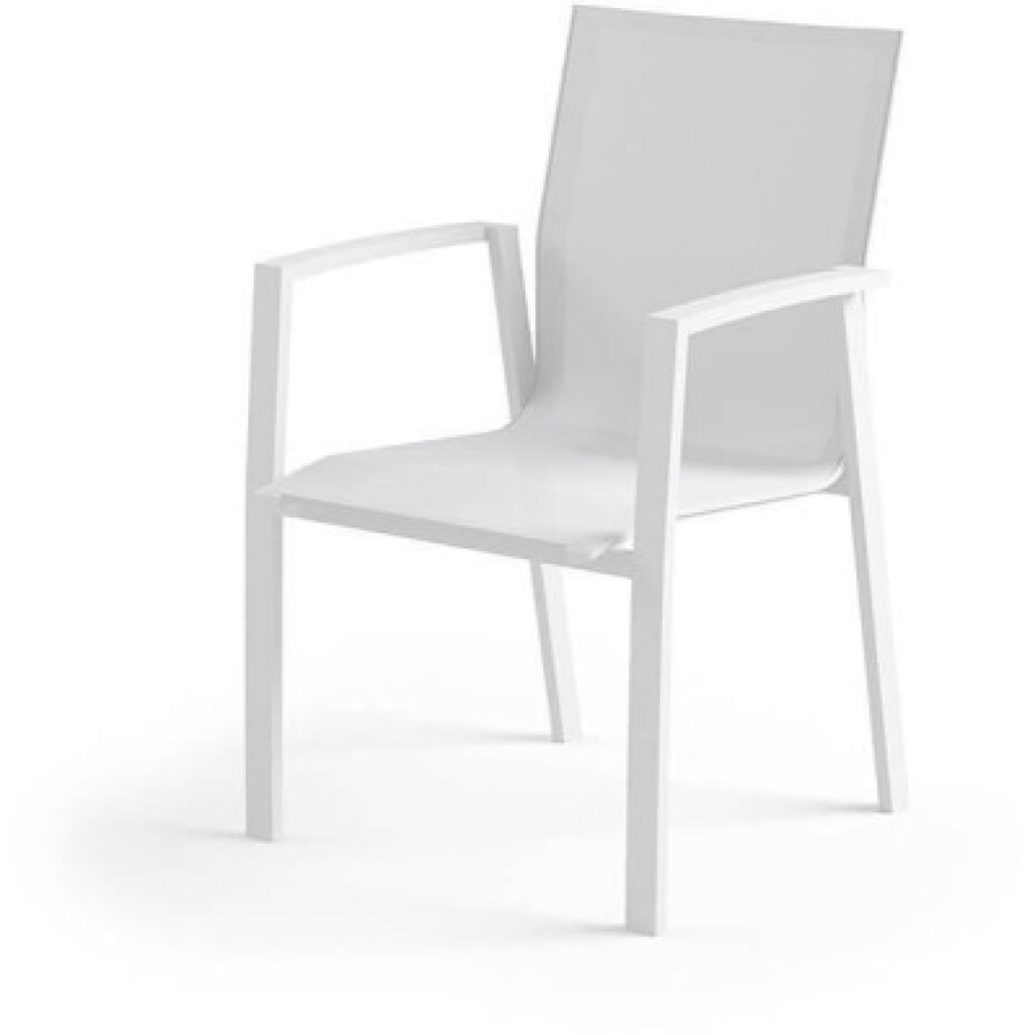 Zumm Garden Furniture® Zahradní hliniková židle leon bílá - main (0)