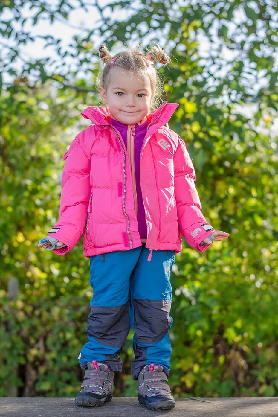 bunda zimní Puffa Neon dívčí, Pidilidi, PD1110-03, růžová - 152 | 12let - main (1)