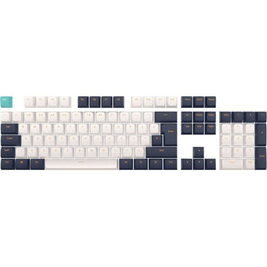 Dark Project - Navy Blue / Ivory keycaps - main (0)