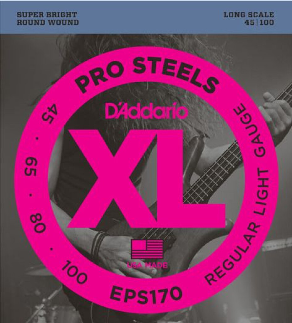 D'Addario EPS170 Pro Steels Regular Light - .045 - .100 - main (0)