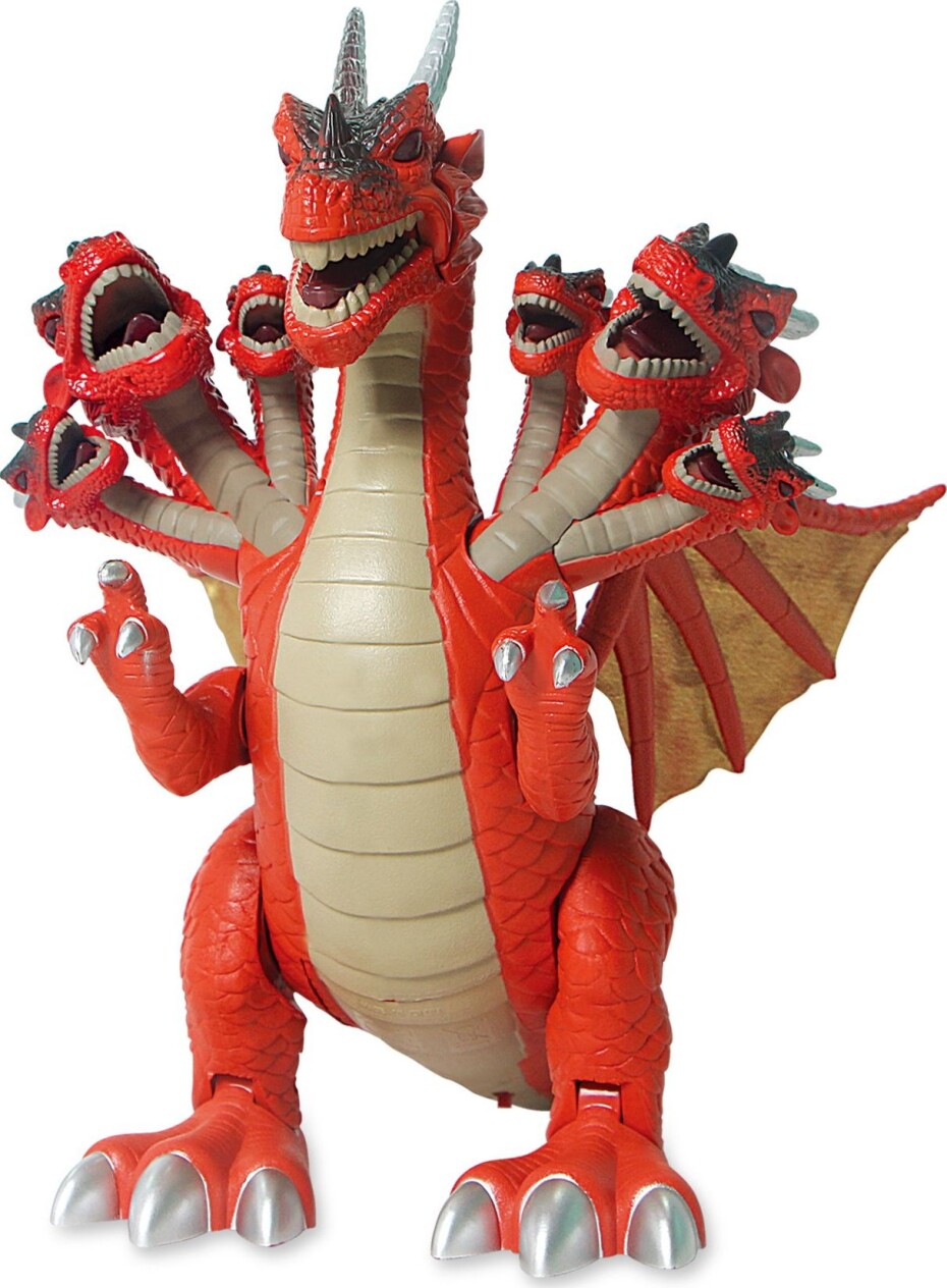Sedmihlavý drak s efekty 31 cm - main (0)
