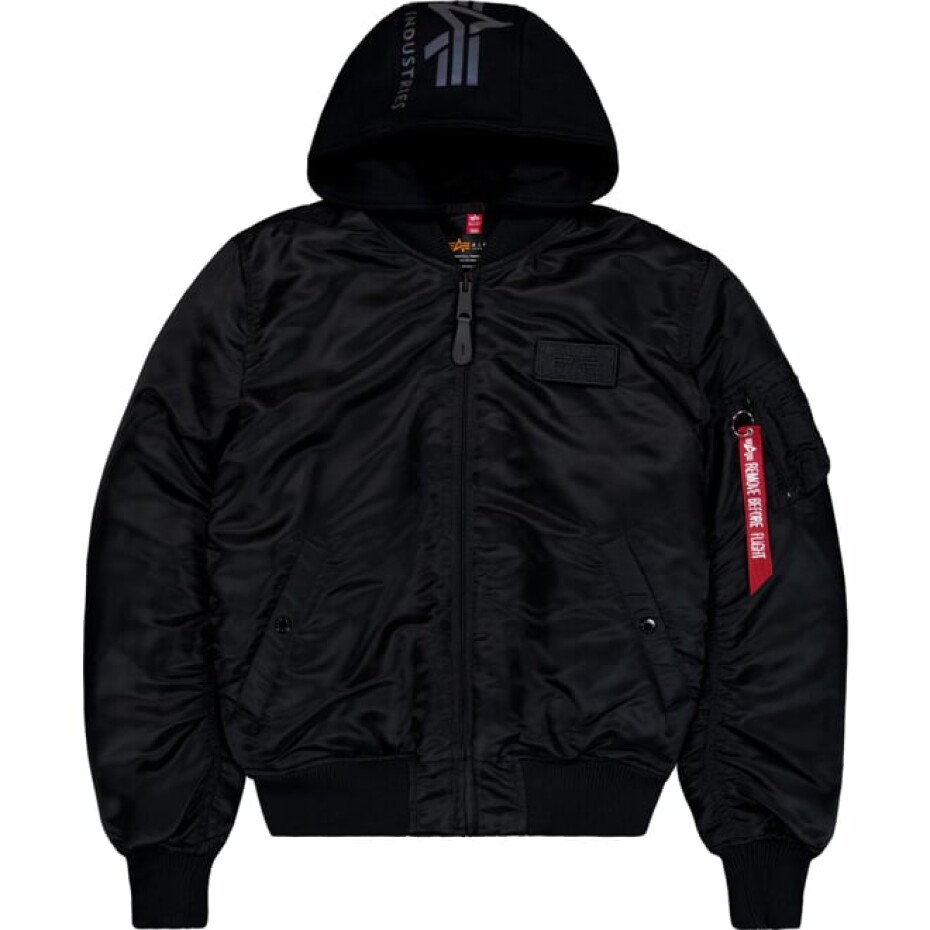 Alpha Industries Bunda  MA-1 ZH Back Print černá | rainbow refl. 3XL - main (0)