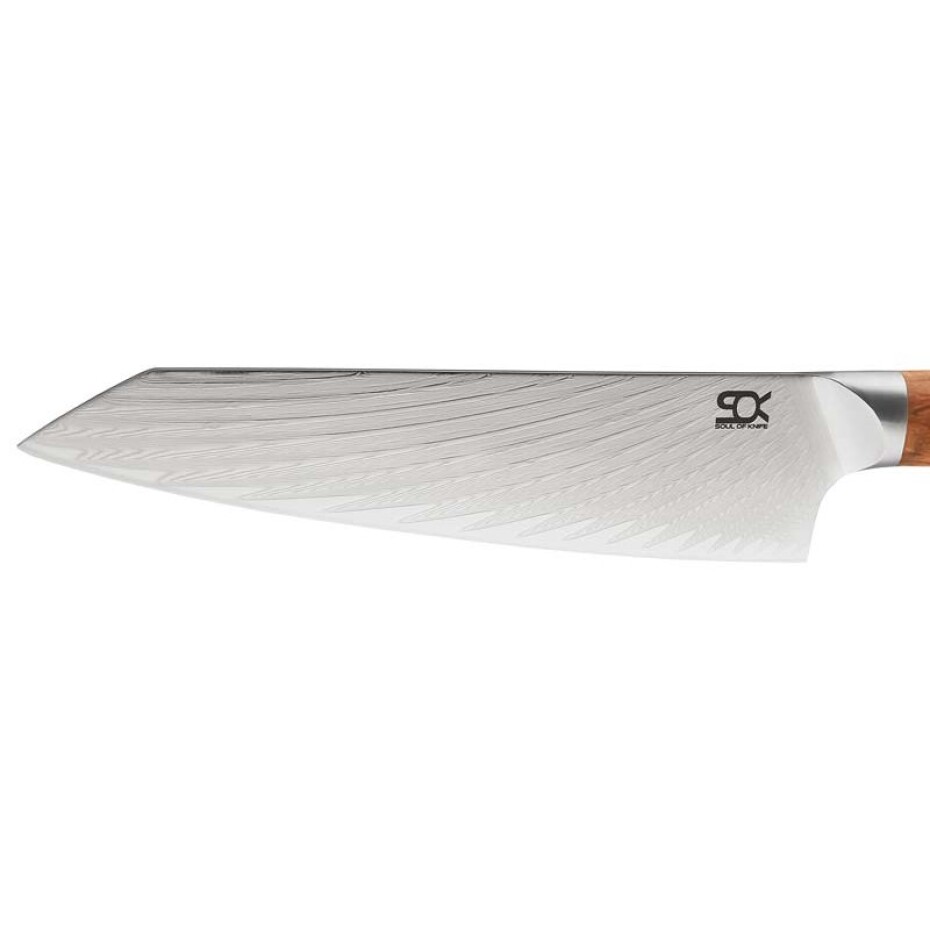 Nůž šéfkuchaře SOK OLIVE SUNSHINE DAMASCUS 19,5 cm, Dellinger - main (2)