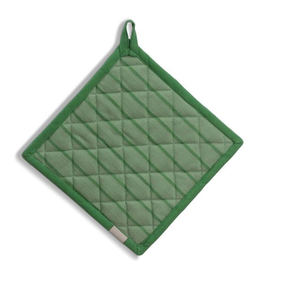 KELA Chňapka kuchyňská Cora 100% bavlna zelená 20x20cm KL-12820 - main (1)