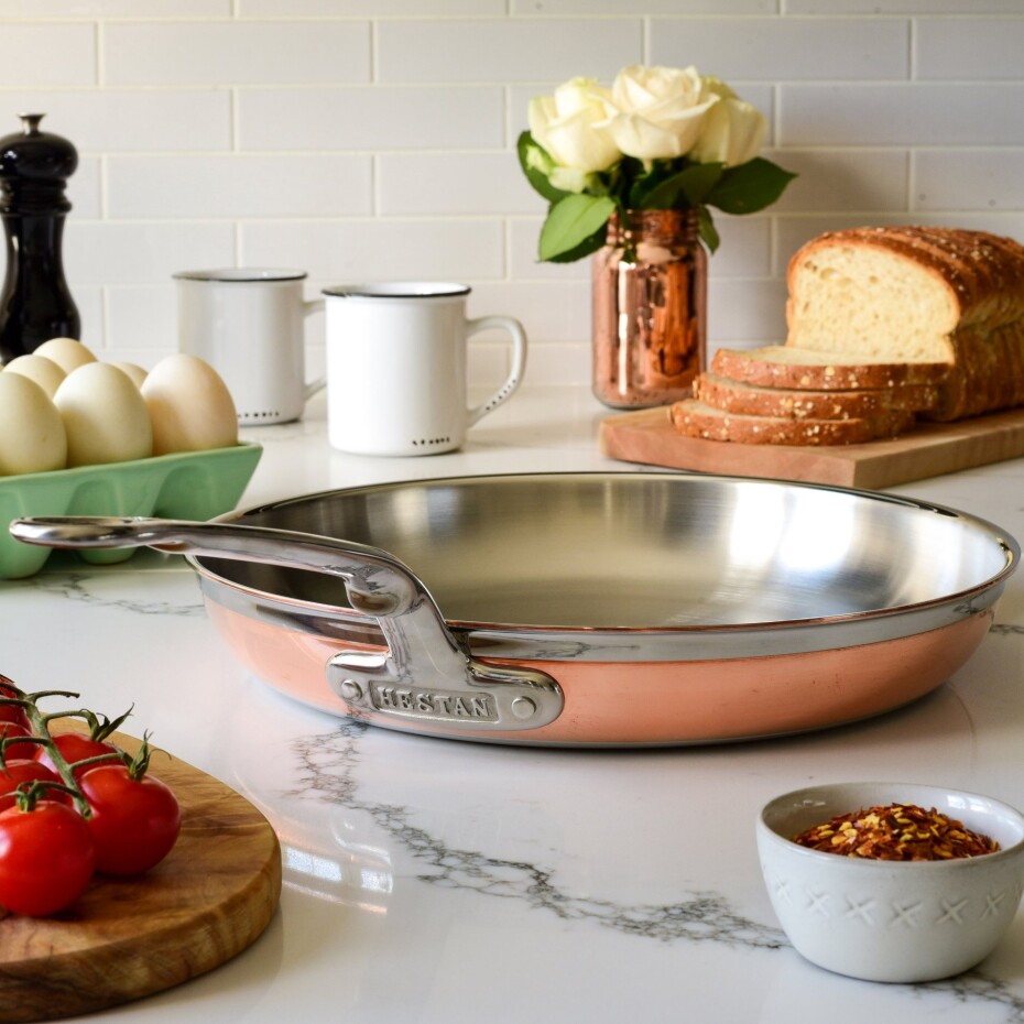 Univerzální pánev COPPERBOND 32 cm, měď, Hestan - main (2)