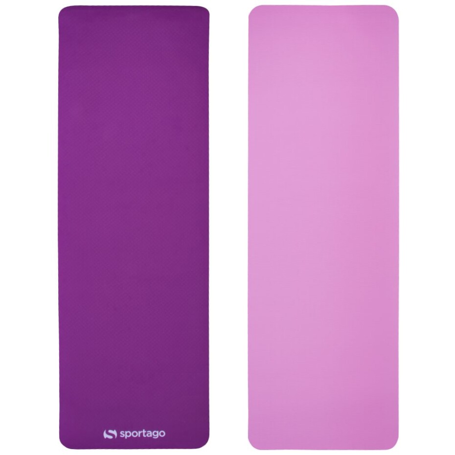 Podložka na cvičení Sportago TPE Yoga dvouvrstvá 173x61x0,6 cm Fialová - main (1)