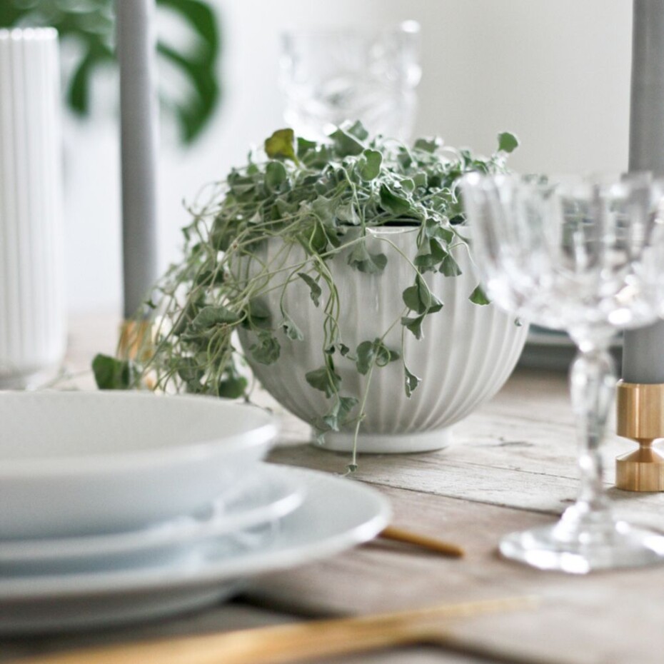 Dóza na sladkosti BONBONNIÈRE 14 cm, porcelánově bílá, porcelán, Lyngby - main (4)