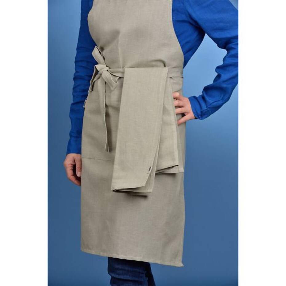 KELA Zástěra Puro 55%bavlna/45%len přírodní 85,0x70,0cm KL-12810 - main (2)