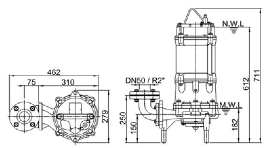 HCP 50GF27.5 400V s kabelem 10m - main (2)