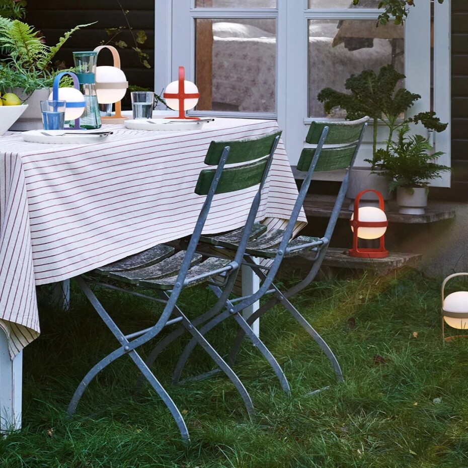 Přenosná stolní lampa SOFT SPOT 25 cm, LED, oblačně modrá, Rosendahl - main (3)