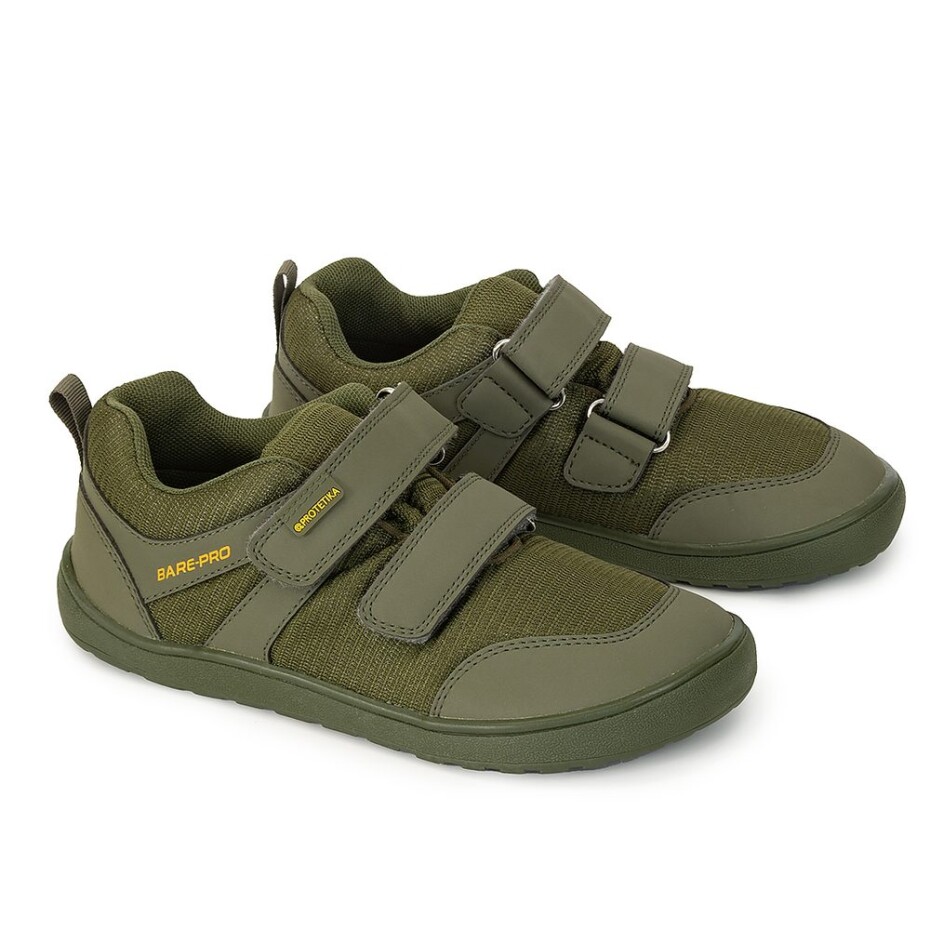 Chlapecké barefoot tenisky s membránou NOLAN KHAKI, Protetika - 21 - main (10)