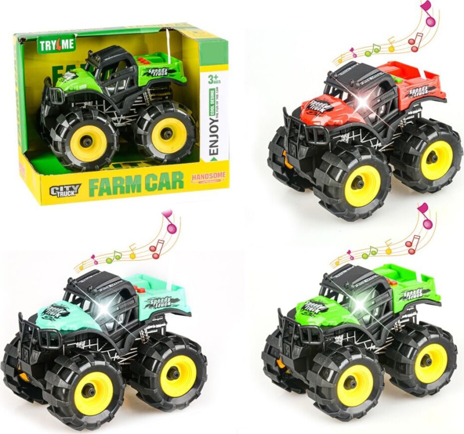 Wiky Vehicles Auto terénní s efekty setrvačník 14 cm - main (0)