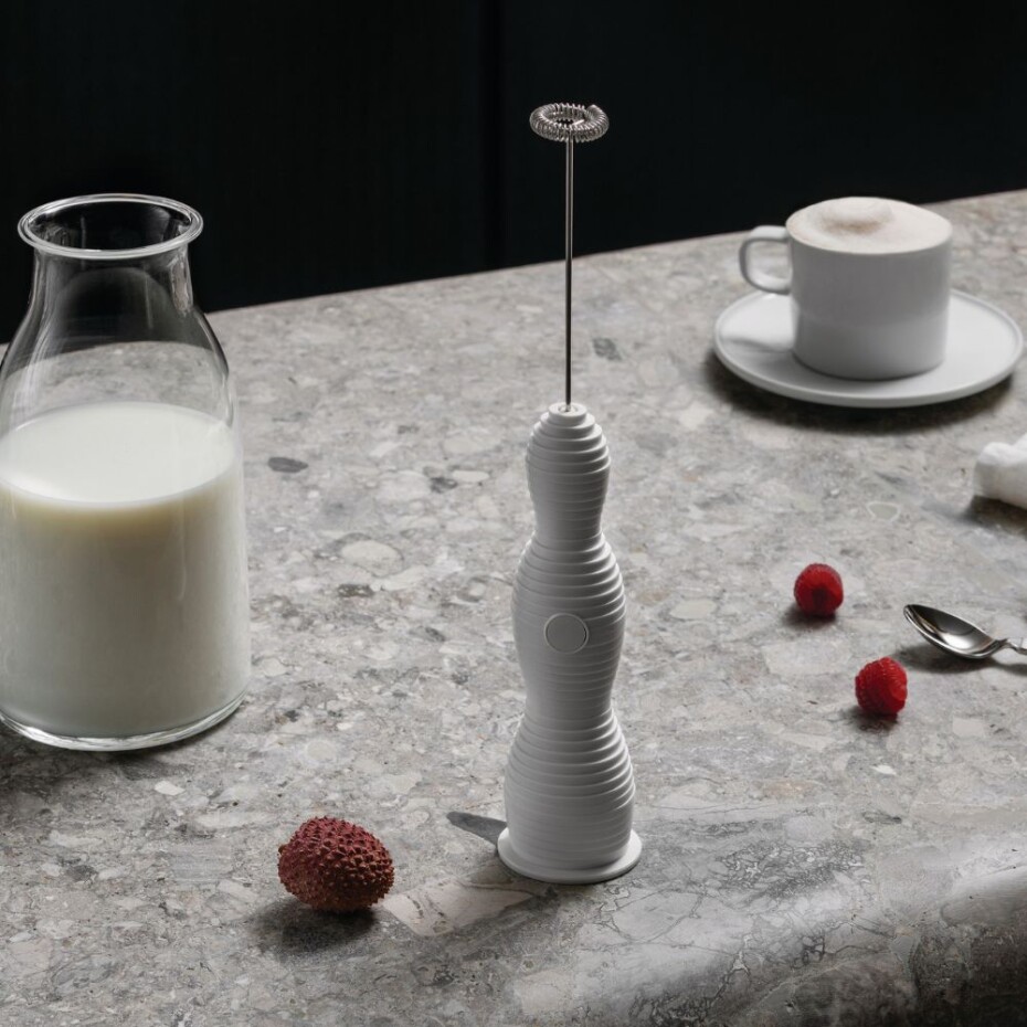 Napěňovač mléka PULCINA, bílá, Alessi - main (2)