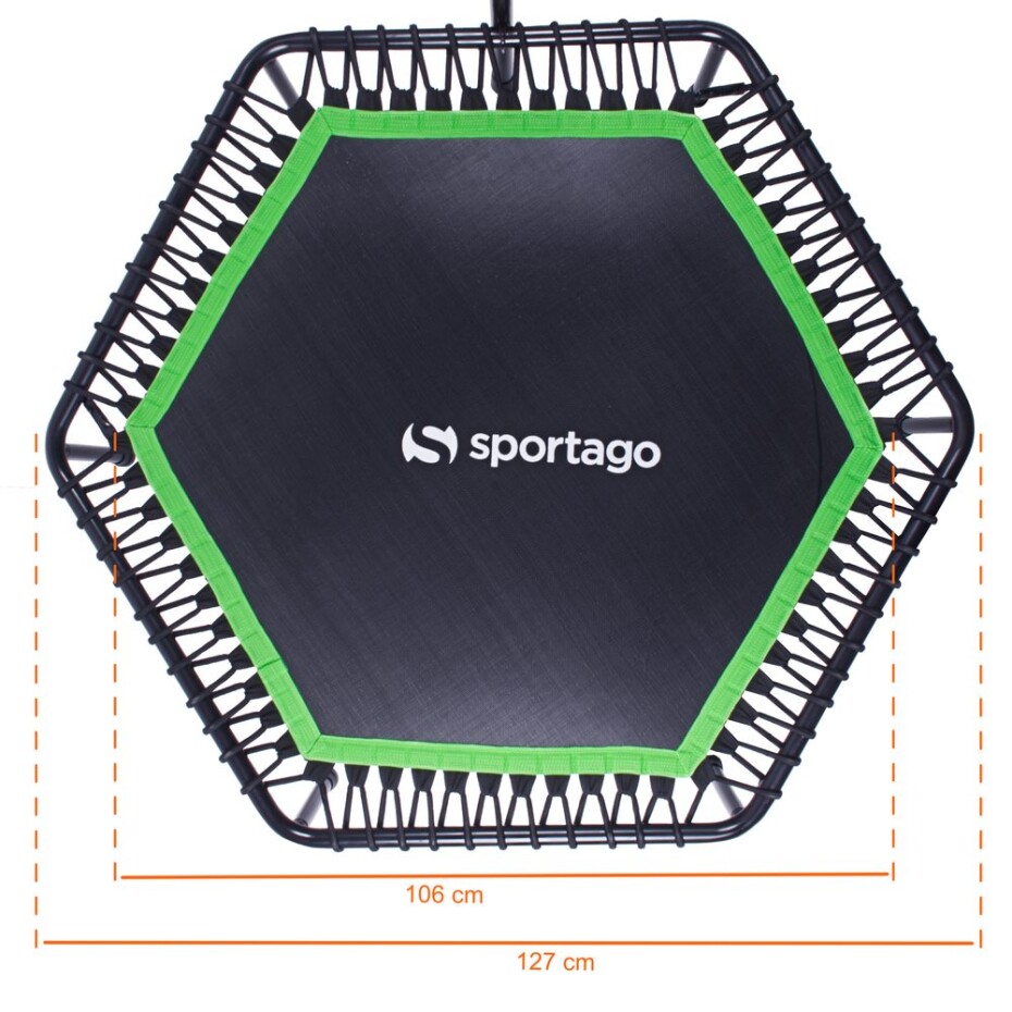 Sportago Whee jumping trampolína 127 cm, zelená - main (9)