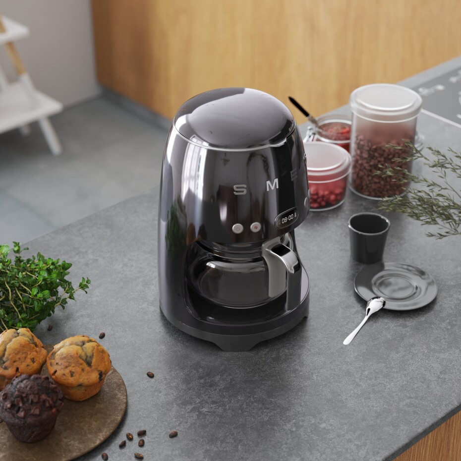 Kávovar na překapávanou kávu DCF02BLEU, černá, SMEG - main (3)