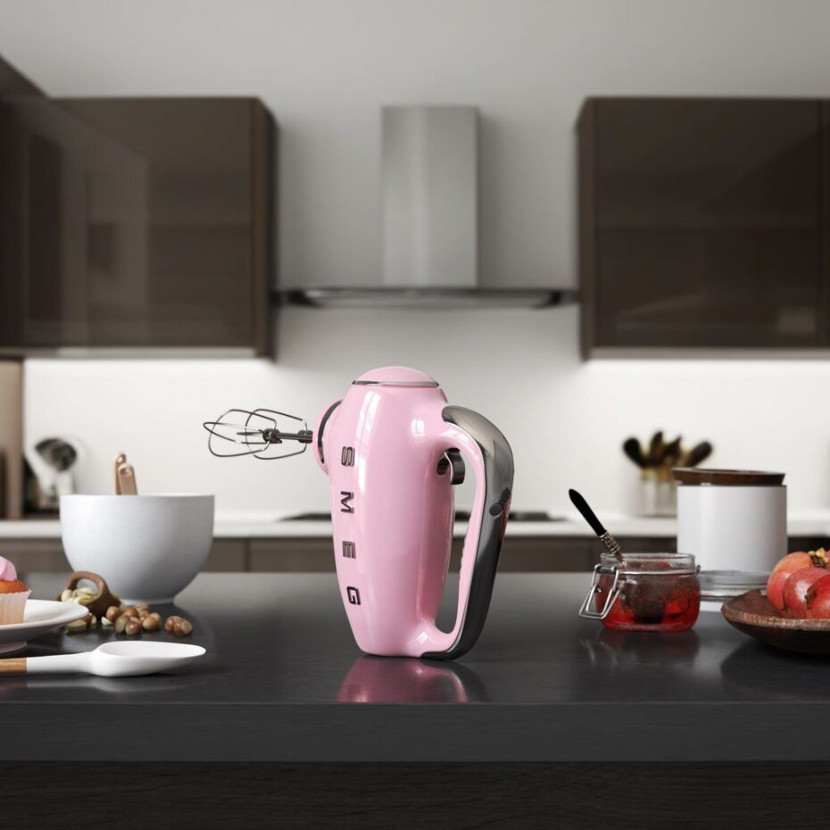Ruční šlehač HMF01PKEU, pastelově růžová, SMEG - main (1)