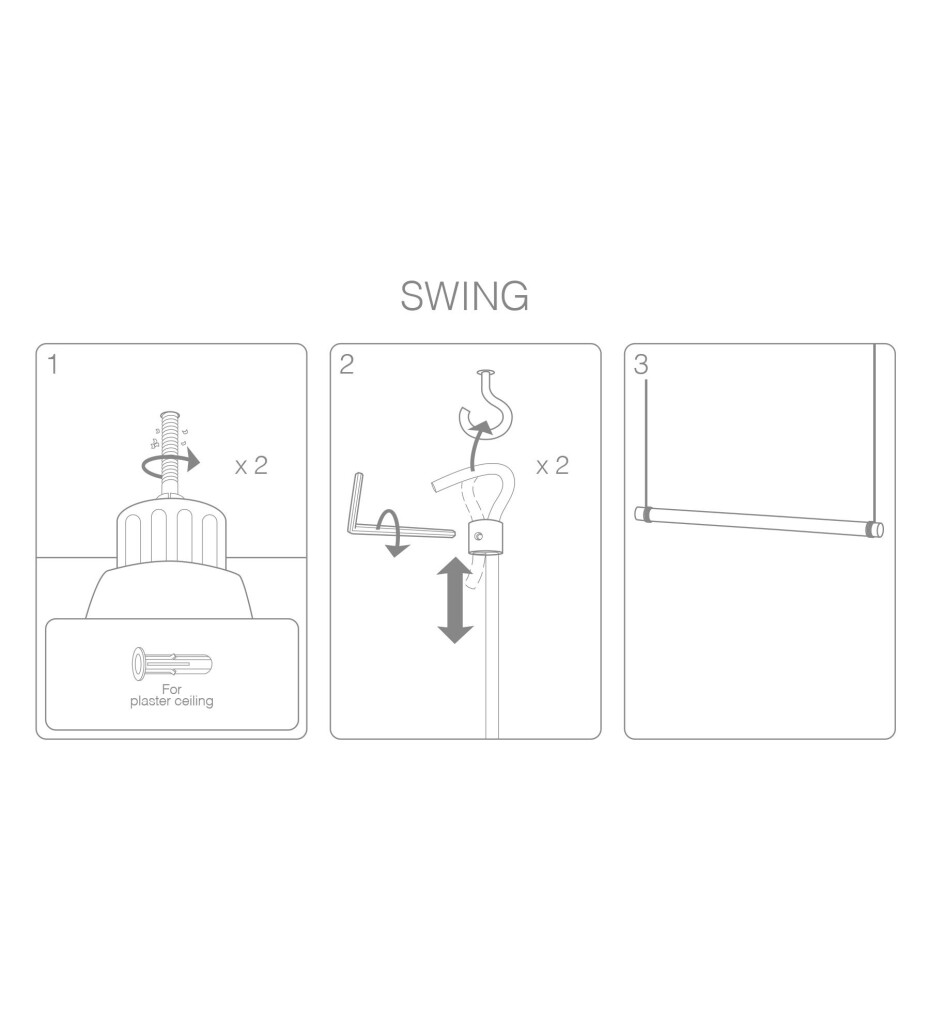 Věšák na oblečení SWING 110 cm, přírodní, dřevo, LIND DNA - main (2)