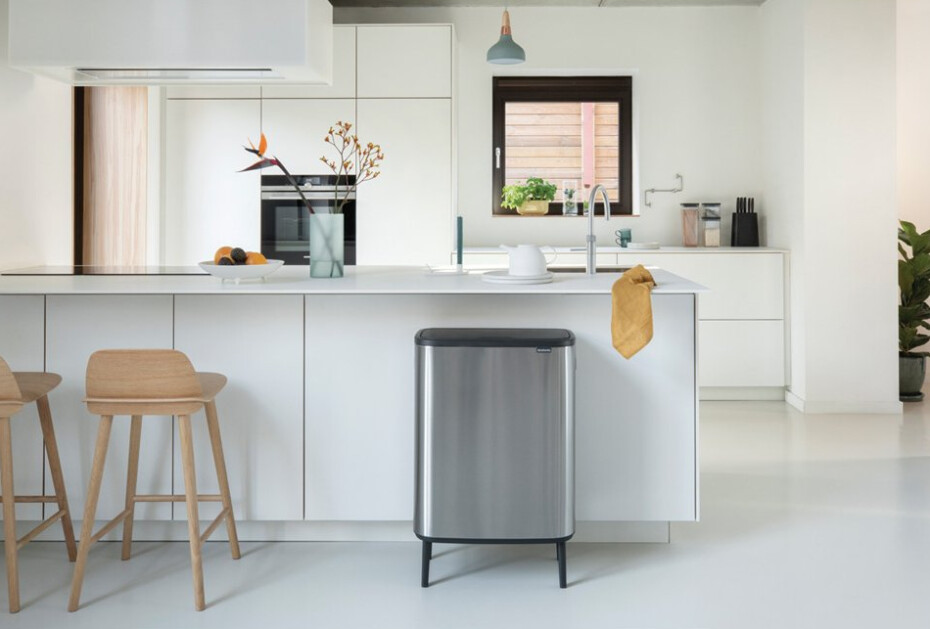 Dotykový odpadkový koš BO TOUCH BIN 60 l, matná ocelová, Brabantia - main (7)
